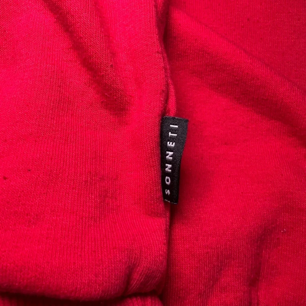 Sonneti London Kids XL Red Minimalist‎ Pullover Hoodie Sweatshirt